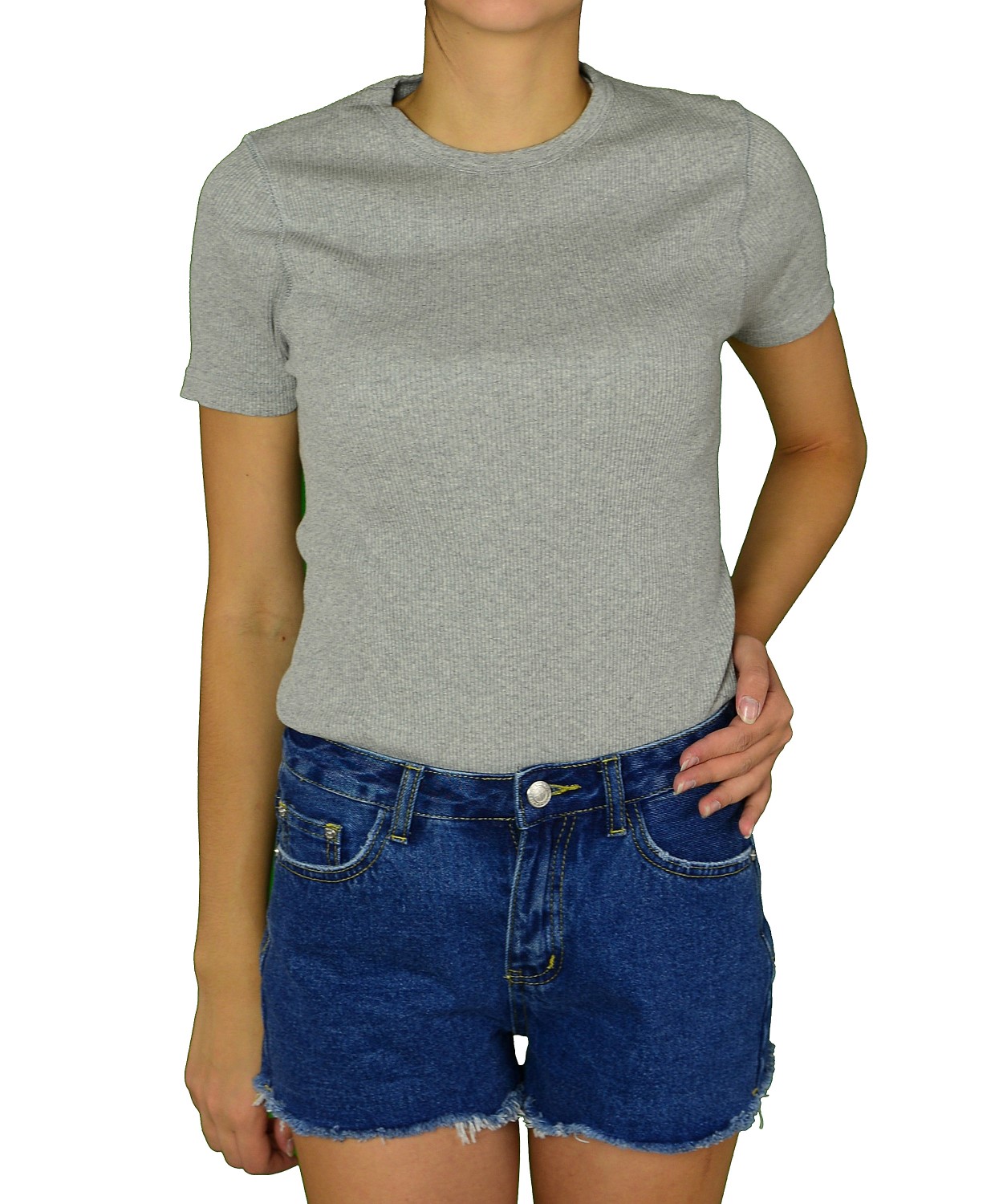 Γυναικεία κοντομάνικη μπλούζα Levis γκρι 421640053